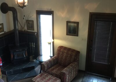 Riverside Retreat Cabin Grand Room view from Loft